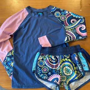 Kids rashguard set size large